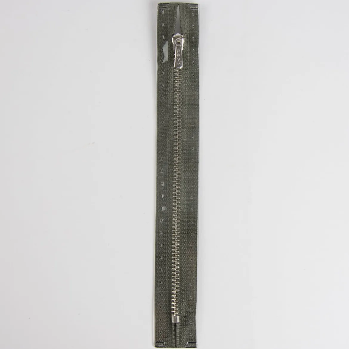 Reißverschluss M1 Typ 5 SSP 16 cm si-fb Fla d-grau