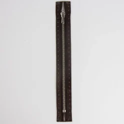 Reißverschluss M1 Typ 5 SSP 8cm si-fb Fla d-braun