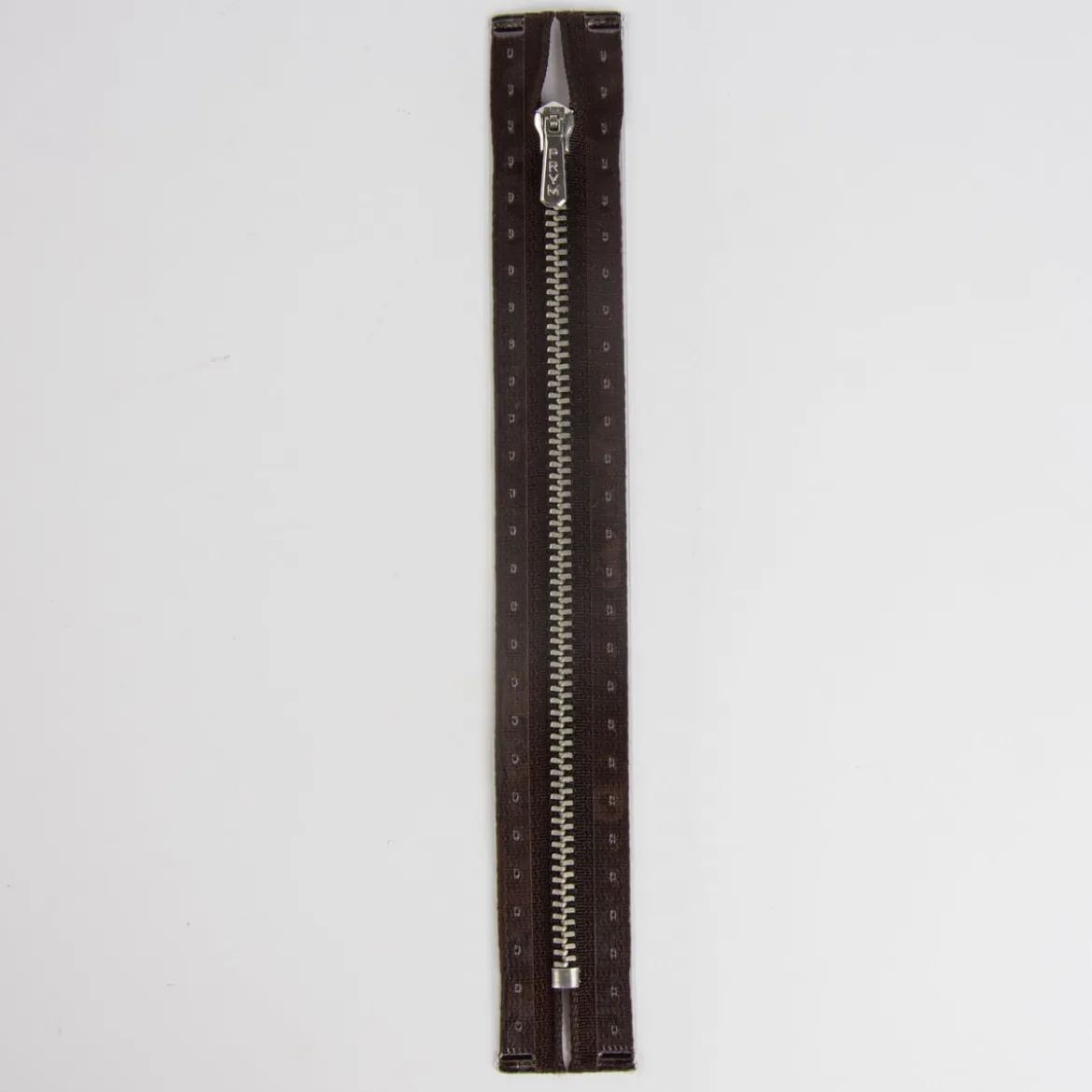 Reißverschluss M1 Typ 5 SSP 8cm si-fb Fla d-braun