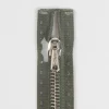 Reißverschluss M2 Typ 10 ut 14 cm si-fb Fla d-grau