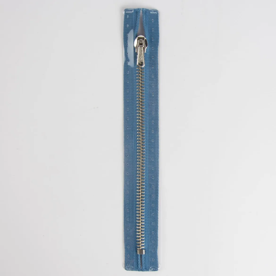 Reißverschluss M2 Typ 10 ut 16 cm si-fb Fla azurblau