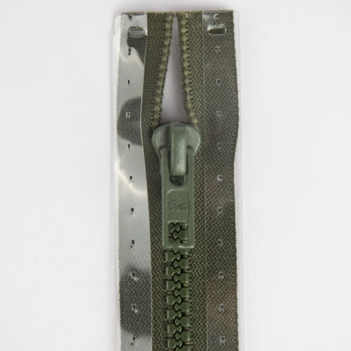 Reißverschluss S4 Profil tb 75 cm Fla br-oliv