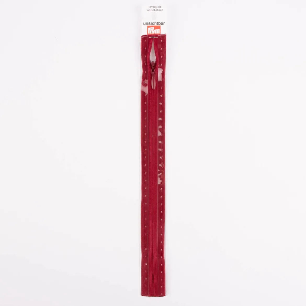 Reißverschluss S6 Typ 0 unsichtbar 22 cm si. Fla granat