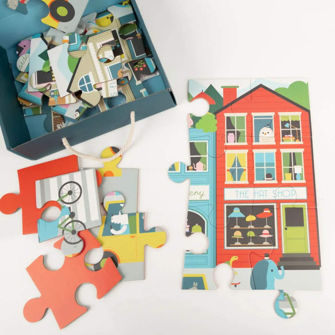 Rex London Fußboden-Puzzle On Our Street 24 Teile