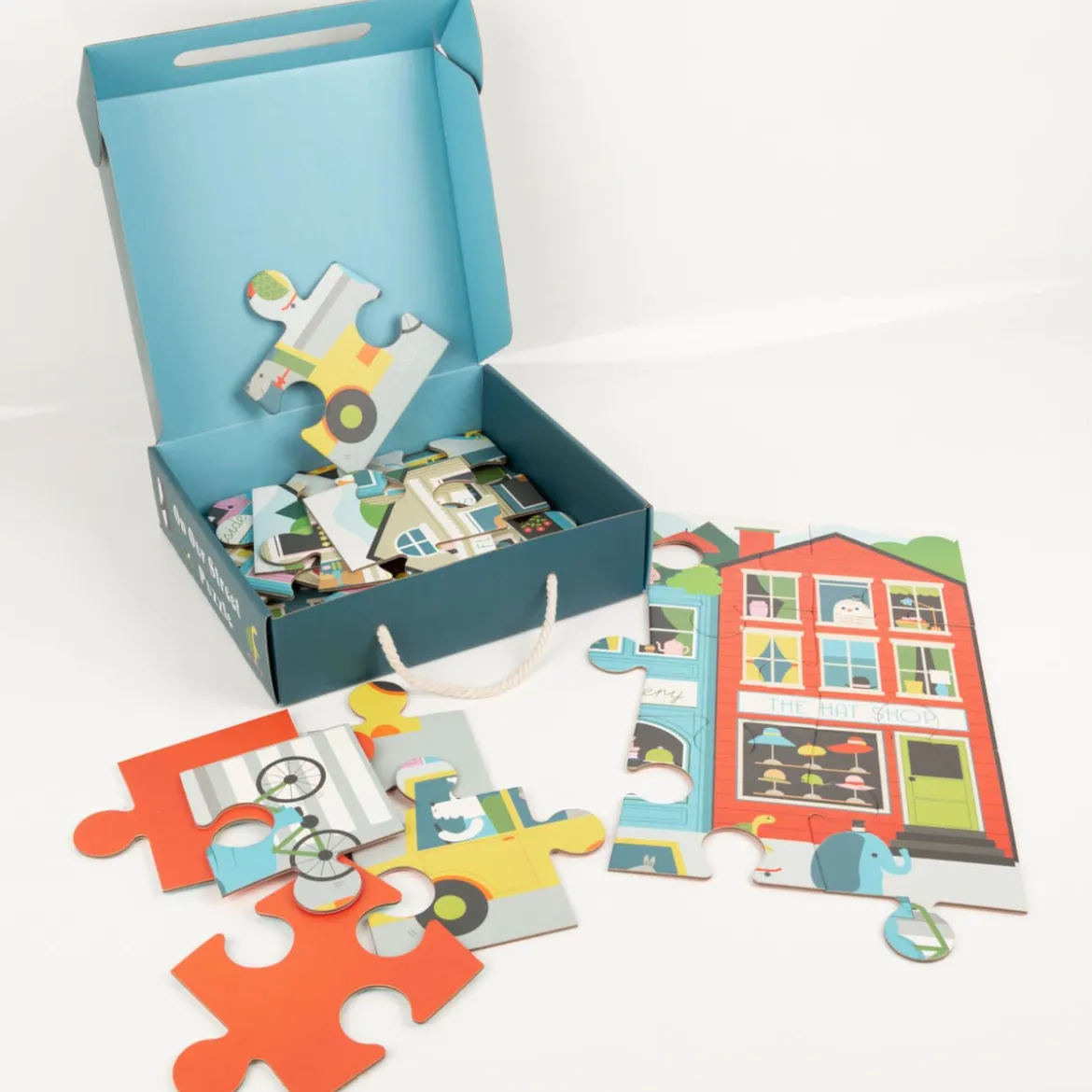 Rex London Fußboden-Puzzle On Our Street 24 Teile