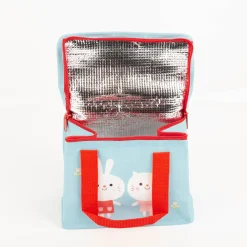 Rex London Isolierte Tasche Lottie and Friends für Snacks und Lunch hellblau