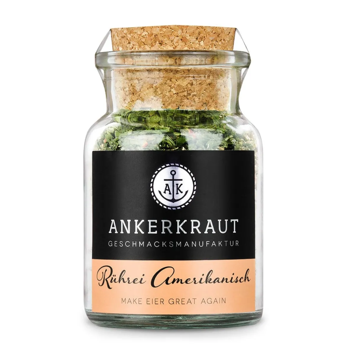 Rührei Amerikanisch Gewürzmischung im Glas 70g mit Korkdeckel von Ankerkraut