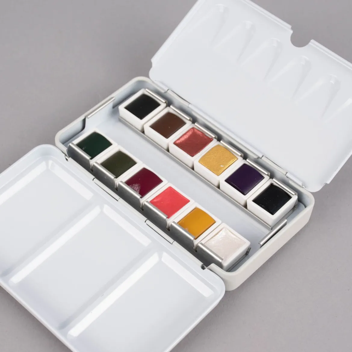Rico Design Art Essential Aquarell Künstler Aquarellfarbkasten 12 Farben Erdfarben