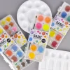 Rico Design Basic Neon Water Colours Wasserfarbkasten 12 Farben