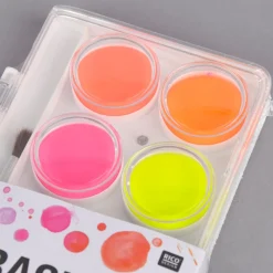 Rico Design Basic Neon Water Colours Wasserfarbkasten 12 Farben