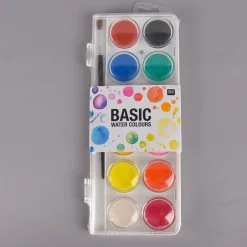 Rico Design Basic Water Colours Wasserfarbkasten 12 Farben