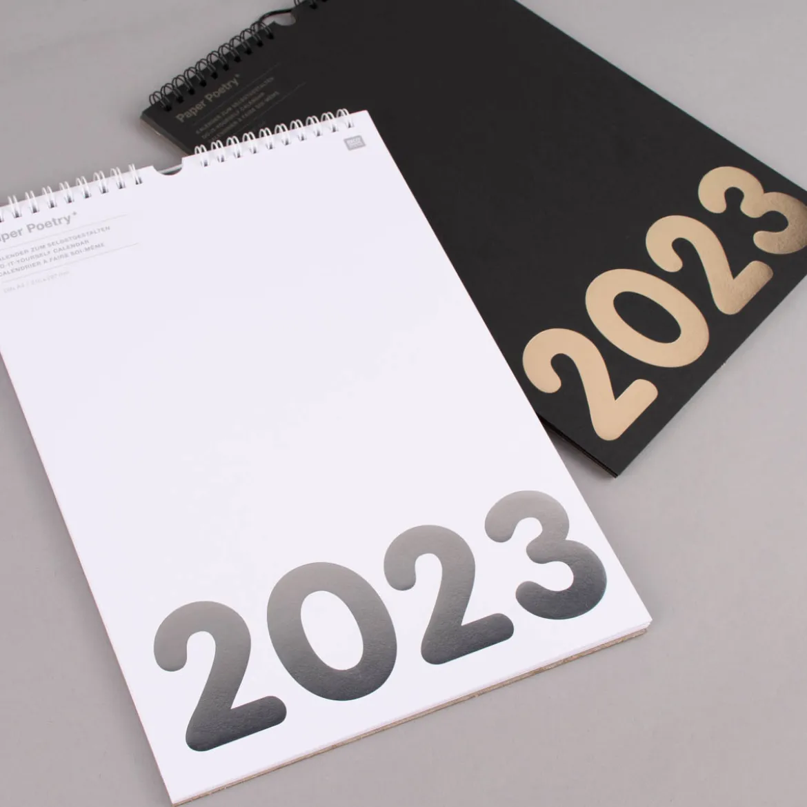 Rico Design Bastelkalender 2023 schwarz 21x29,7cm