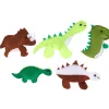 Rico Design Bastelset für Kinder Filz Fingerpuppen Dinosaurier