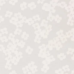 Rico Design Baumwollstoff Stoffabschnitt OKINA HANA Blumen grau hellgrau 50x140cm