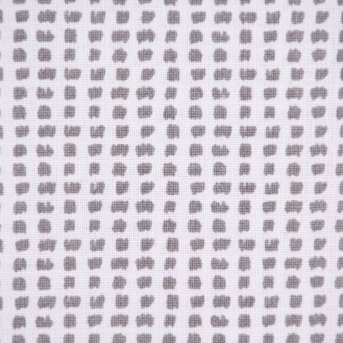 Rico Design Baumwollstoff Stoffabschnitt gestrichelt weiß grau 50x140cm