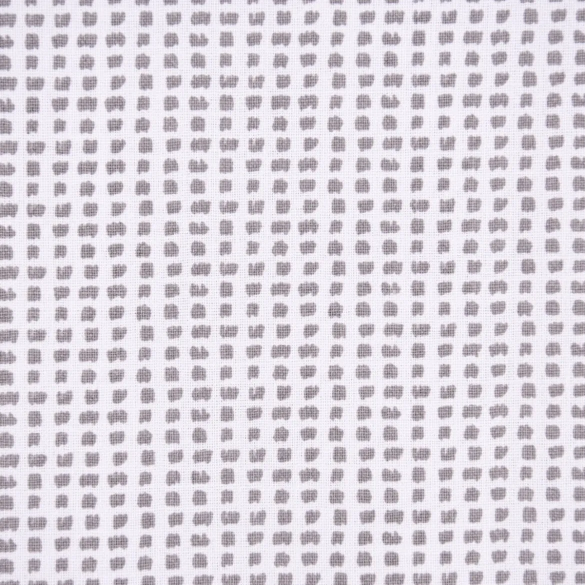 Rico Design Baumwollstoff Stoffabschnitt gestrichelt weiß grau 50x140cm