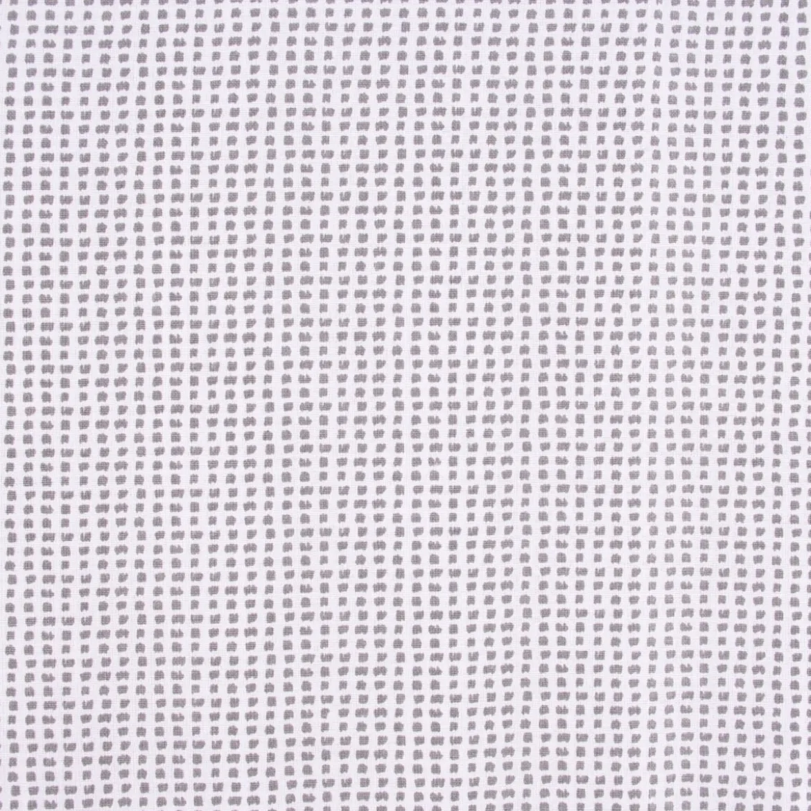 Rico Design Baumwollstoff Stoffabschnitt gestrichelt weiß grau 50x140cm