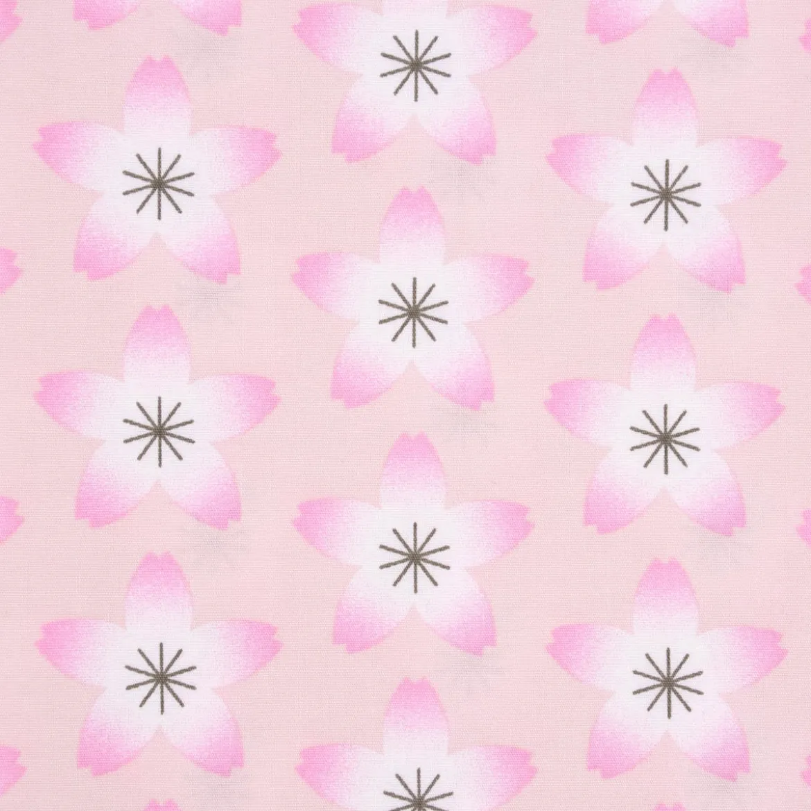 Rico Design Baumwollstoff Stoffabschnitt Kirschblüten hellrosa pink weiß 50x140cm
