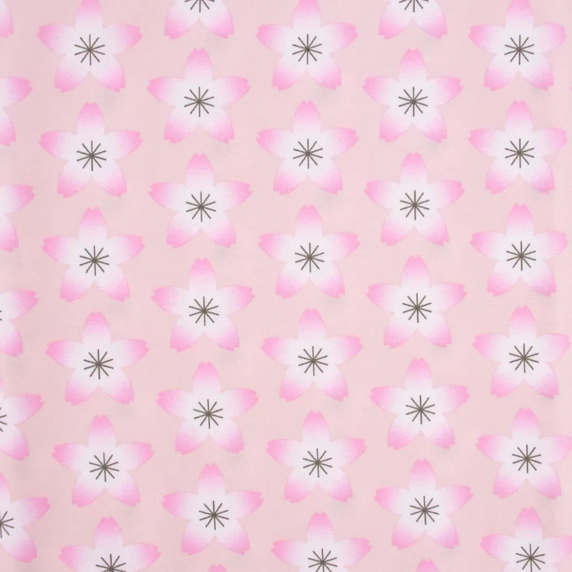 Rico Design Baumwollstoff Stoffabschnitt Kirschblüten hellrosa pink weiß 50x140cm