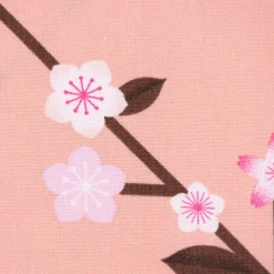 Rico Design Baumwollstoff Stoffabschnitt Kirschblütenzweige pfirsich rosa 50x140cm