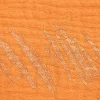 Rico Design Bekleidungsstoff Krinkel Musselin Stoffabschnitt Streifen senfgelb gold 50x130cm
