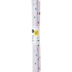 Rico Design beschichtete Baumwolle Stoffabschnitt Punkte schraffiert flieder blau grün rosa 25x70cm