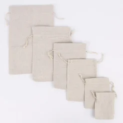 Rico Design Beutel Juteoptik natur 12x17cm