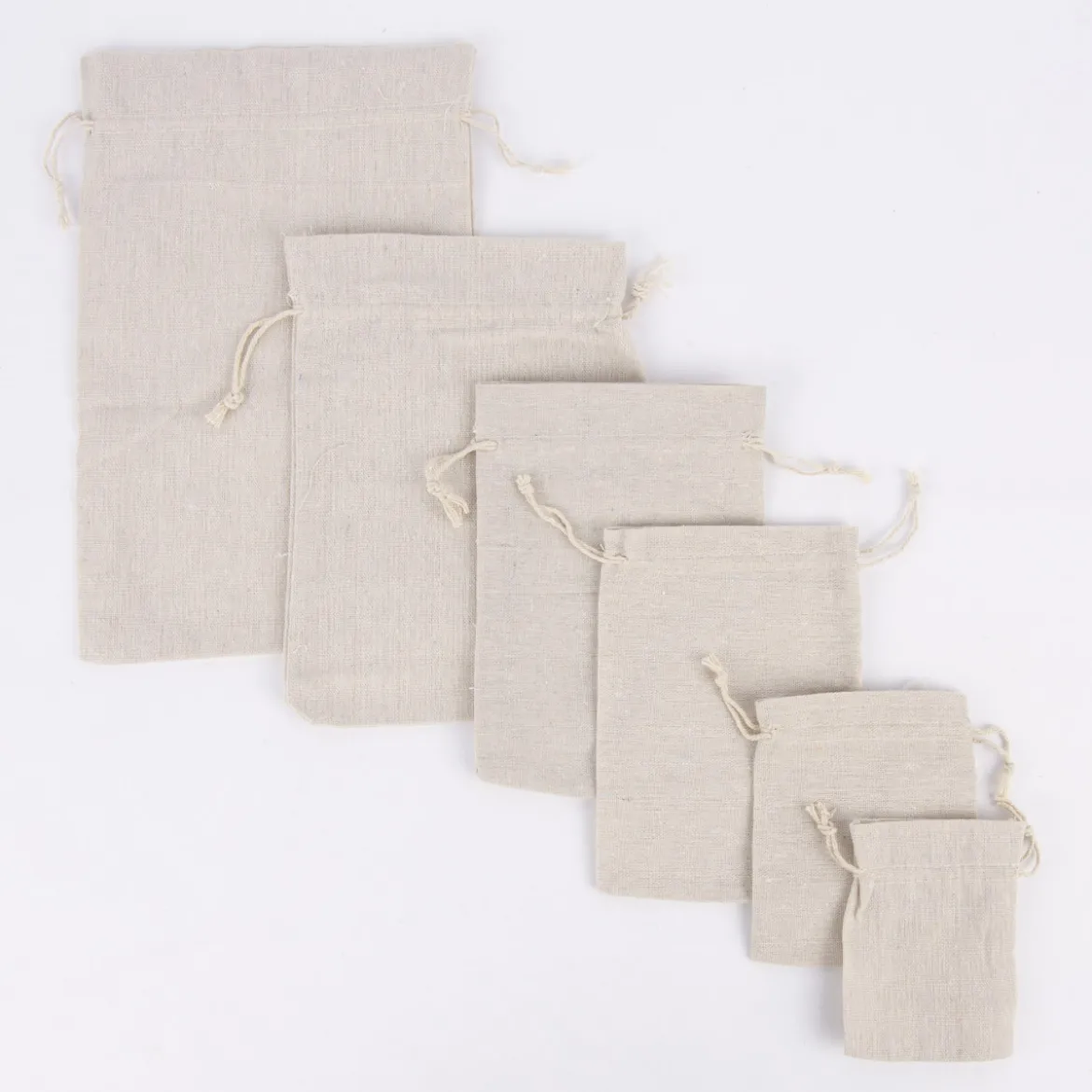 Rico Design Beutel Juteoptik natur 13x39cm