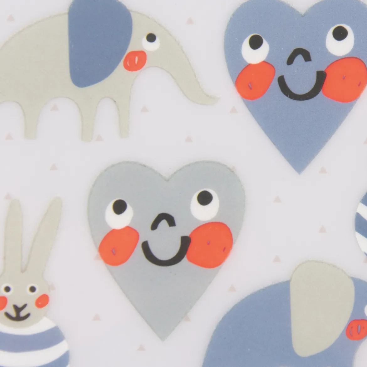Rico Design Bügelmotivset Baby Boy 6 Motive blau grau
