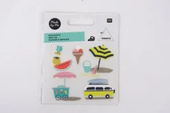 Rico Design Bügelmotivset Sommer 5 Motive bunt