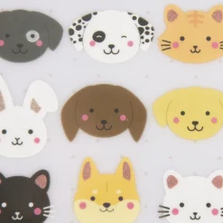 Rico Design Bügelmotivset Tierköpfe 9 Motive bunt