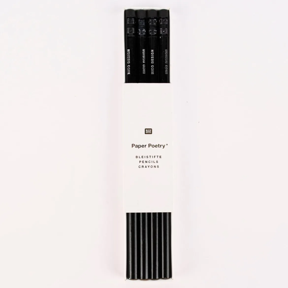 Rico Design Bleistifte Mix schwarz 4 Stück