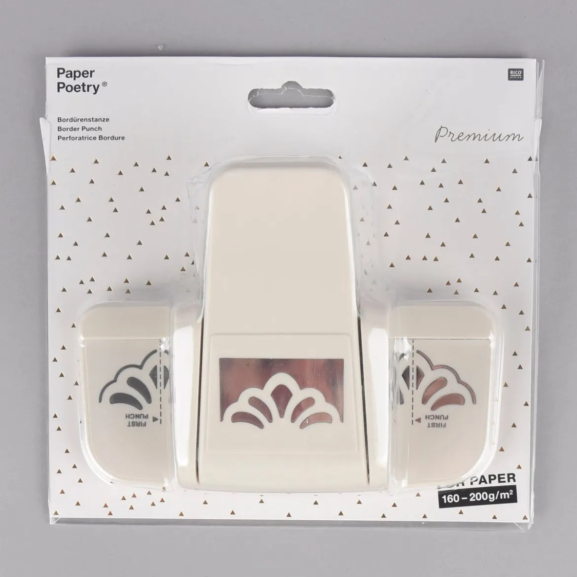 Rico Design Bordürenstanze groß Ornament 4x5cm