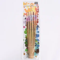 Rico Design Borstenpinsel flach 6er Set No. 1