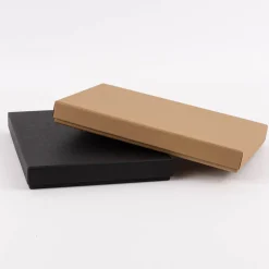 Rico Design Box mit Deckel PURE Box A5 aus Pappe schwarz 21,7x15,3x2,3cm