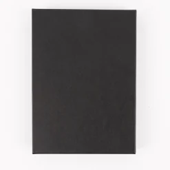 Rico Design Box mit Deckel PURE Box A5 aus Pappe schwarz 21,7x15,3x2,3cm