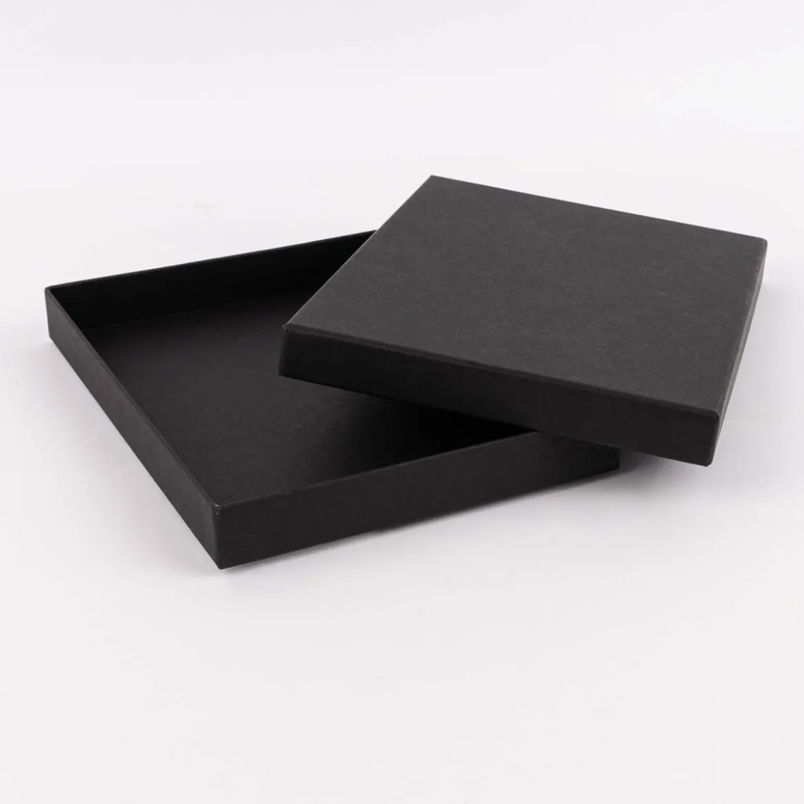 Rico Design Box mit Deckel PURE Box A5 aus Pappe schwarz 21,7x15,3x2,3cm