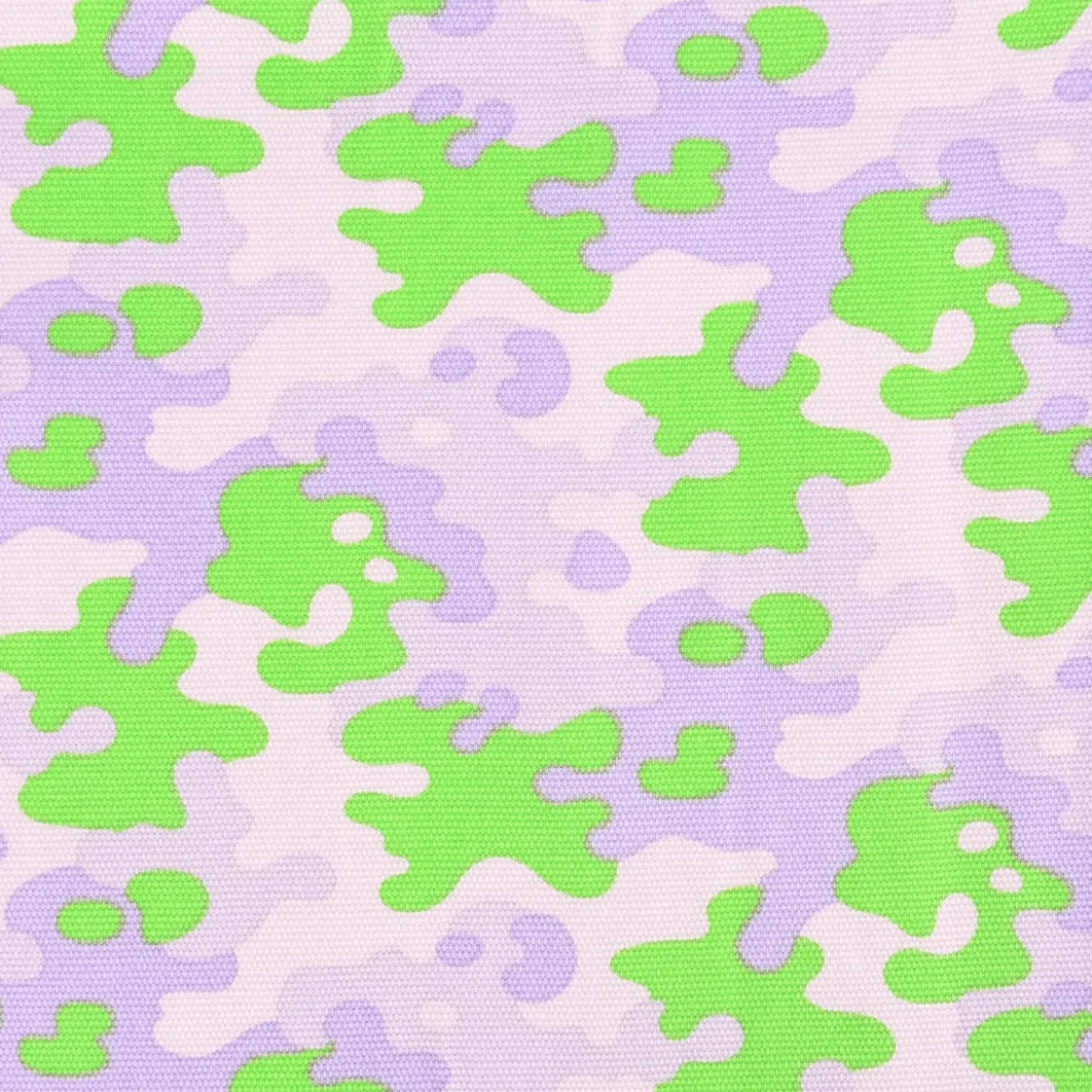 Rico Design Canvas Baumwollstoff Stoffabschnitt Camouflage lila grün 50x140cm