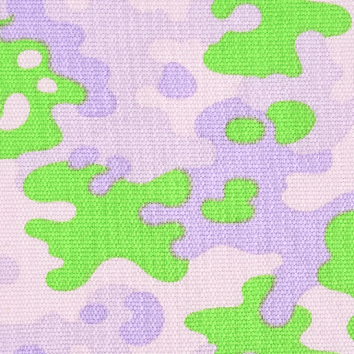 Rico Design Canvas Baumwollstoff Stoffabschnitt Camouflage lila grün 50x140cm