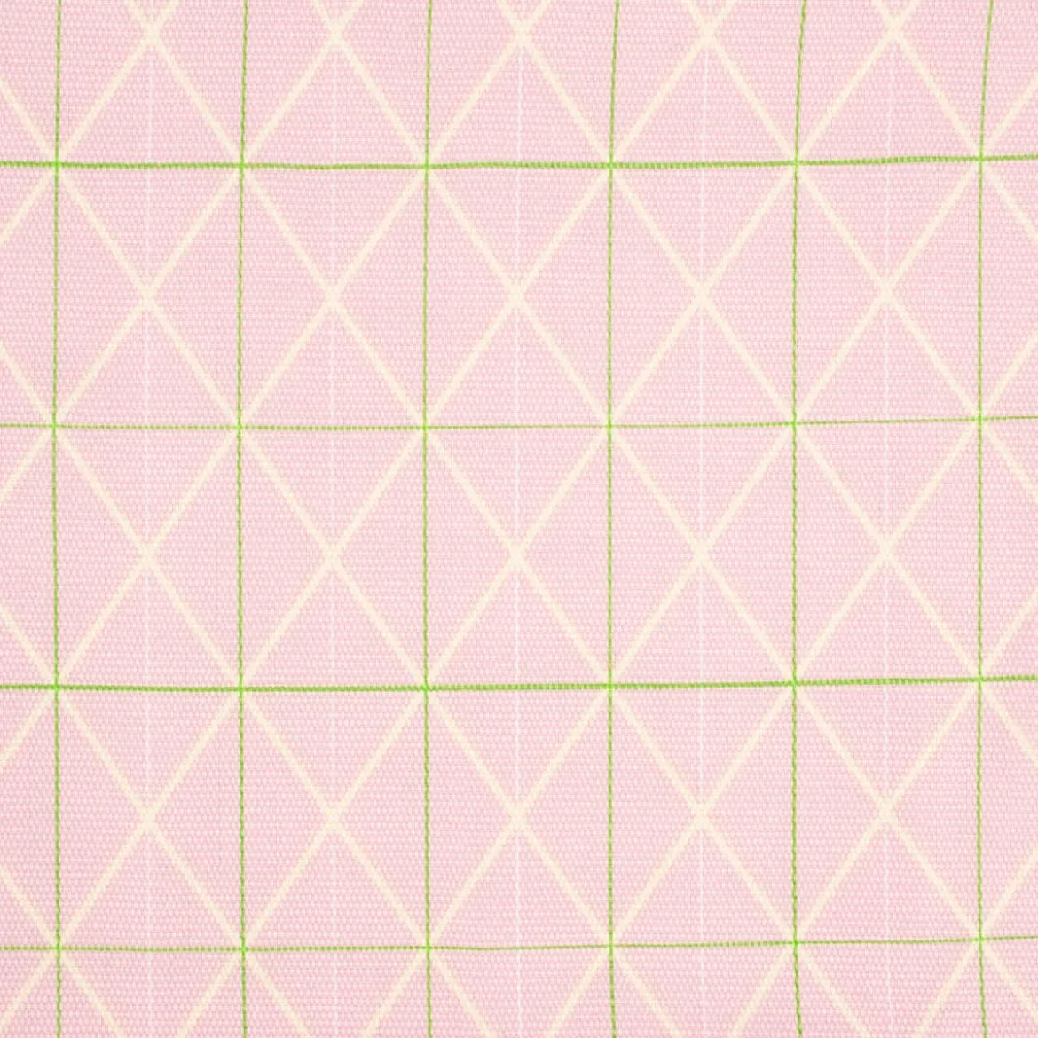 Rico Design Canvas Baumwollstoff Stoffabschnitt Raster geometrisch Linien rosa neongrün gelb 50x140cm