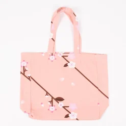 Rico Design Canvasshopper Kirschblüten Sakura pfirsich rosa 38x40x13cm
