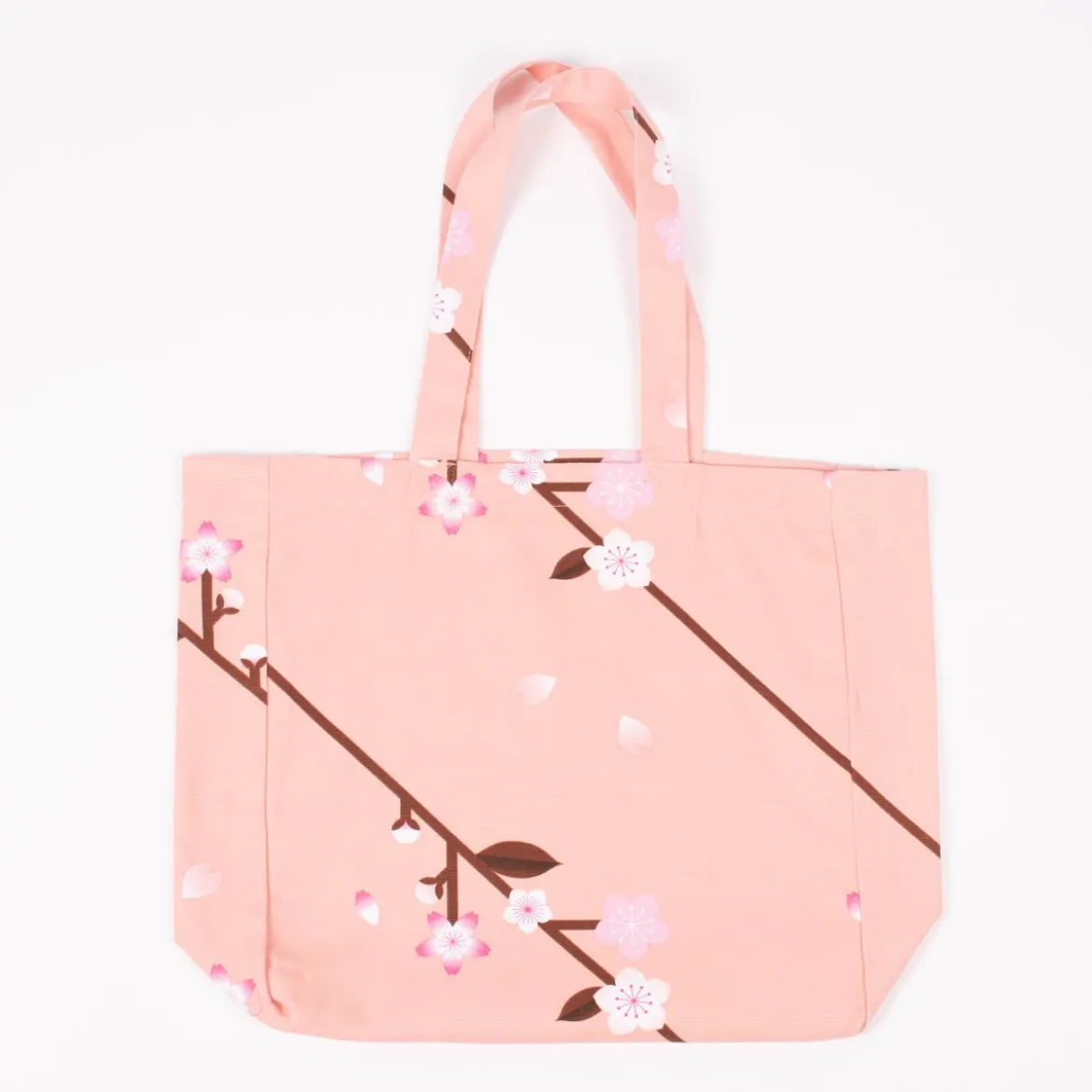 Rico Design Canvasshopper Kirschblüten Sakura pfirsich rosa 38x40x13cm