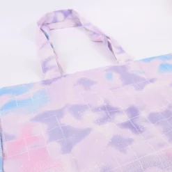 Rico Design Canvasshopper Tasche Blurry Camouflage lila, blau 38x40x13cm