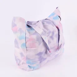 Rico Design Canvasshopper Tasche Blurry Camouflage lila, blau 38x40x13cm