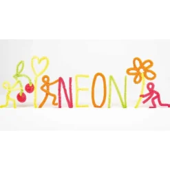 Rico Design Chenilledraht-Mix Neon 50cm 10 Stk