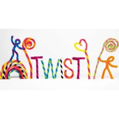 Rico Design Chenilledraht-Mix Bunt Gestreift 50cm 10er Pack