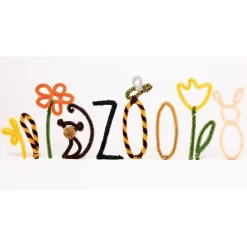 Rico Design Chenilledraht-Mix Natur 50cm 10er Pack