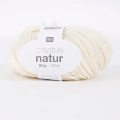 Rico Design Creative Natur Garn aus Hanf 50g 100m verschiedene Farben