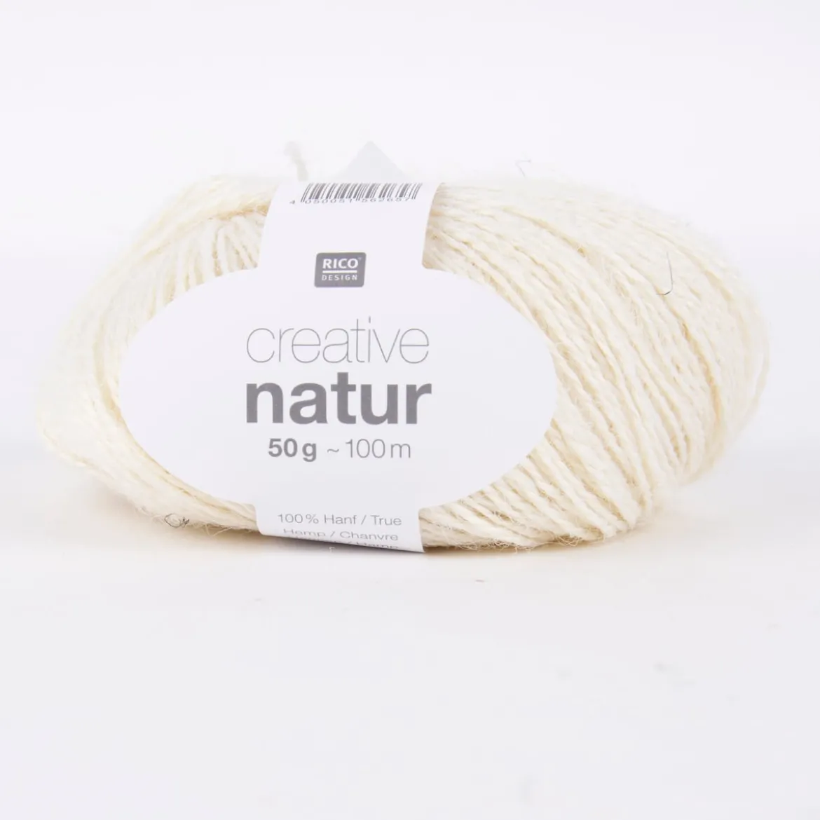 Rico Design Creative Natur Garn aus Hanf 50g 100m verschiedene Farben
