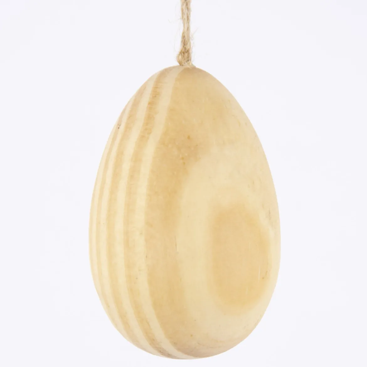 Rico Design Dekoei zum Hängen Osterei Holz 1 Stück natur